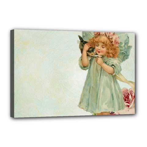 Vintage 1225887 1920 Canvas 18  X 12  (stretched) by vintage2030