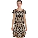 Pattern Leopard Skin Background Cap Sleeve Nightdress View1