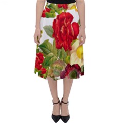 Flower Bouquet 1131891 1920 Classic Midi Skirt by vintage2030