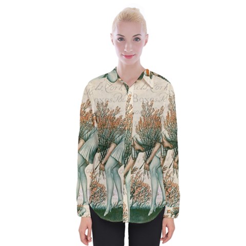 Flapper 1079515 1920 Womens Long Sleeve Shirt by vintage2030