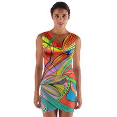 Love Wrap Front Bodycon Dress by nicholakarma