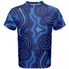 Aboriginal Art - Travel  Men s Cotton Tee by hogartharts