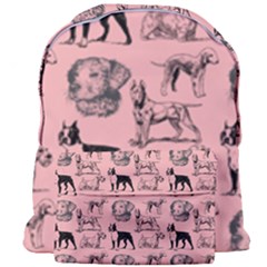 Dog Pattern Pink Giant Full Print Backpack by snowwhitegirl