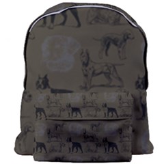 Dog Pattern Brown Giant Full Print Backpack by snowwhitegirl