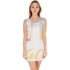 Hola Beaches 3391 Trimmed Bodycon Dress by mattnz