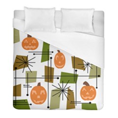 Halloween Mid Century Modern Duvet Cover (full/ Double Size) by KayCordingly