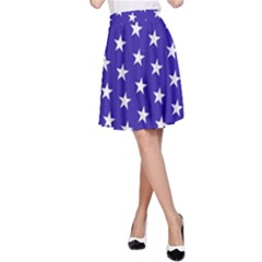 Day Independence July Background A-line Skirt by Simbadda