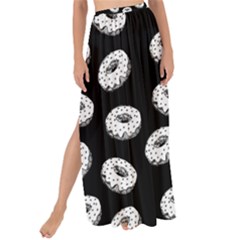 Donuts Pattern Maxi Chiffon Tie-up Sarong by Valentinaart