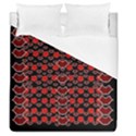 Red Lips And Roses Just For Love Duvet Cover (Queen Size) View1