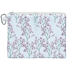 Flower Pattern Pattern Design Canvas Cosmetic Bag (xxl) by Celenk