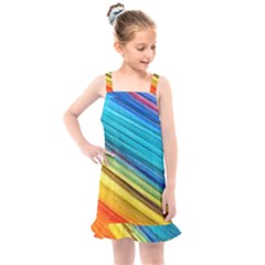 Rainbow Kids  Overall Dress by NSGLOBALDESIGNS2