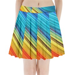 Rainbow Pleated Mini Skirt by NSGLOBALDESIGNS2