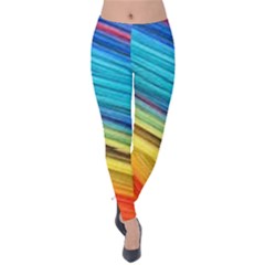 Rainbow Velvet Leggings by NSGLOBALDESIGNS2