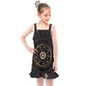 Fractal Gold Mandala Fractal Art Kids  Overall Dress View1