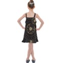 Fractal Gold Mandala Fractal Art Kids  Overall Dress View2