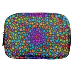 Points Mandala Kaleidoscope Make Up Pouch (small) by Simbadda