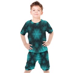 Abstract Pattern Black Green Kid s Set by Simbadda