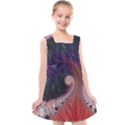 Fractal Art Artwork Design Kids  Cross Back Dress View1