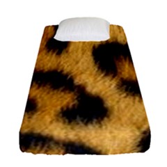 Leopard Print Fitted Sheet (single Size) by NSGLOBALDESIGNS2