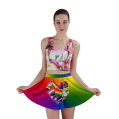 Lgbt Community Pride Heart Mini Skirt by PrideMarks