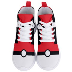 Poke Ball Women s Lightweight High Top Sneakers by raeraeshescrafty