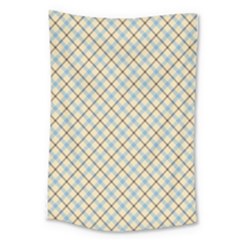 Plaid 2 Large Tapestry by dressshop