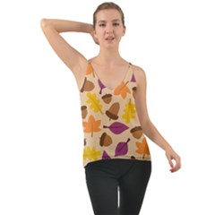 Acorn Pattern Chiffon Cami by Hansue