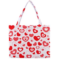 Hearts Mini Tote Bag by Hansue