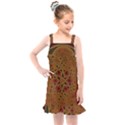 Beautiful Art Pattern Kids  Overall Dress View1