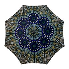 Pattern Art Form Architecture Golf Umbrellas by Nexatart