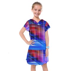 Double Lines Kids  Drop Waist Dress by kunstklamotte023