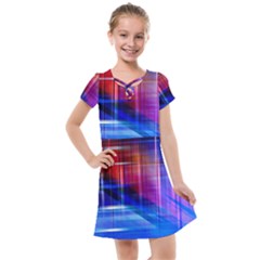 Double Lines Kids  Cross Web Dress by kunstklamotte023