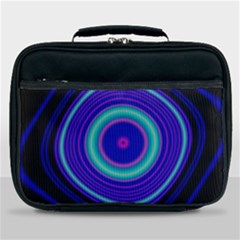 Digital Art Background Pink Blue Lunch Bag by Sapixe