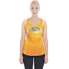 Orange Drink Splash Poster Piece Up Tank Top by Sapixe