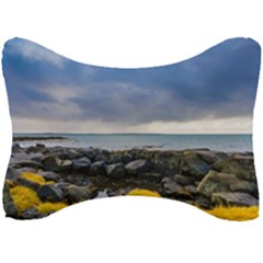 Iceland Nature Mountains Landscape Seat Head Rest Cushion by Sapixe