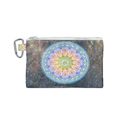 Mandala Cosmos Spirit Canvas Cosmetic Bag (small) by Sapixe