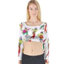 Golfers Athletes The Form Of Long Sleeve Crop Top View1