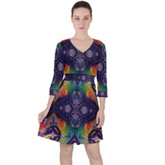 Phronesis Awareness Philosophy Ruffle Dress by Sapixe