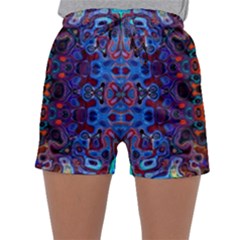 Kaleidoscope Art Pattern Ornament Sleepwear Shorts by Sapixe