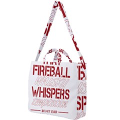 Fireball Whiskey Shirt Solid Letters 2016 Square Shoulder Tote Bag by crcustomgifts