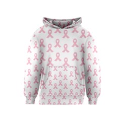 Pink Ribbon - Breast Cancer Awareness Month Kids  Pullover Hoodie by Valentinaart