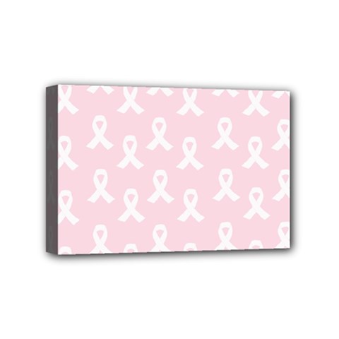 Pink Ribbon - Breast Cancer Awareness Month Mini Canvas 6  X 4  (stretched) by Valentinaart