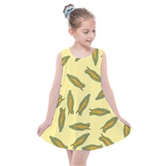 Corn Pattern Kids  Summer Dress by Valentinaart