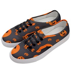 Halloween Pumpkin Autumn Fall Women s Classic Low Top Sneakers by Sapixe