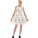 Doge Much Thug WOW Pattern Funny Kekistan Meme dog White Velvet Skater Dress View2