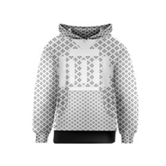 Logo Kek Pattern Black And White Kekistan Kids  Pullover Hoodie by snek