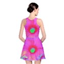 Psychedelic Pink And Red Hibiscus Flower Reversible Skater Dress View2