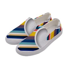 Vector Geometric Polygons And Circles Women s Canvas Slip Ons by Mariart