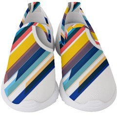 Vector Geometric Polygons And Circles Kids  Slip On Sneakers by Mariart