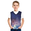 Lagoon Nebula Interstellar Cloud Pastel pink, turquoise and yellow stars Kids  SportsWear View1